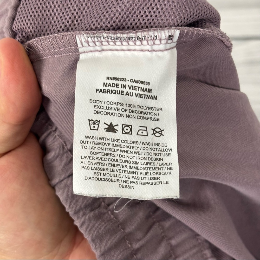 Nike Sportswear Swoosh Snug Comfort Woven Joggers Size Large Lilac Purple - Picture 9 of 10
